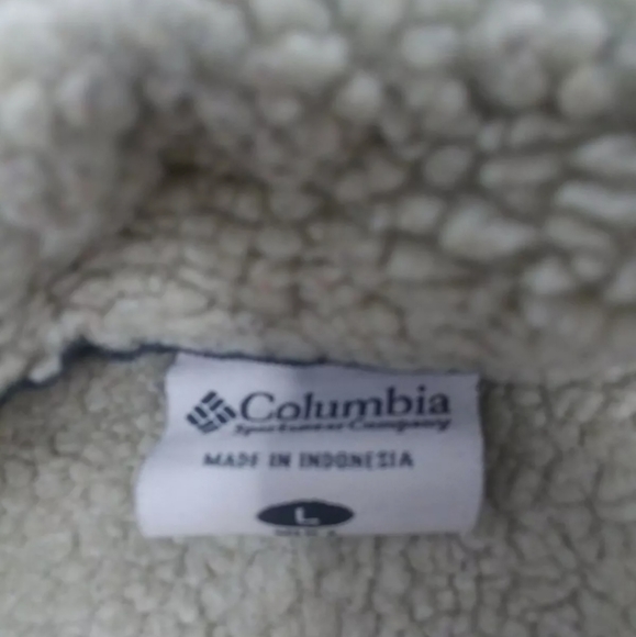 Columbia Sportswear Men's Large Brown Pullover Zip - Picture 6 of 6